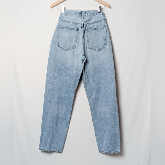 NEW AGOLDE Criss Cross Upsized Jeans Suburbia Light Wash Straight Leg 26 - Picture 7 of 11